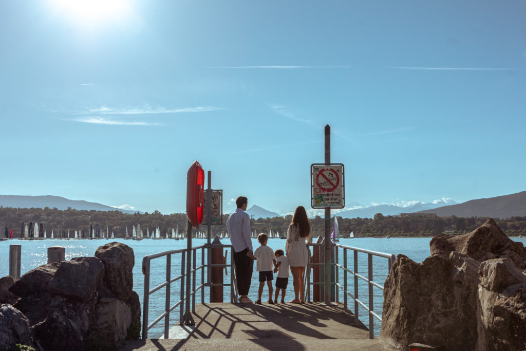 Séance famille à la Perle du lac