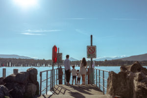 Séance famille à la Perle du lac